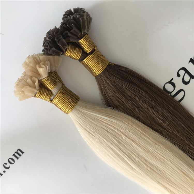 High quality human hair extensions--Pre-bonded Utip hair extensions C25